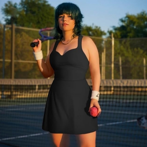 HYZ Black Activity Dress - Picture 3 of 9